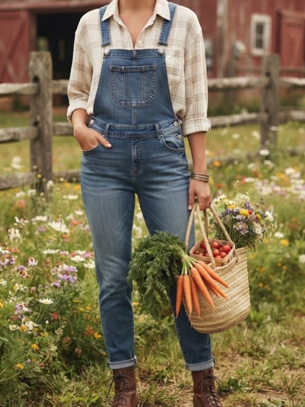 Wallflower Denim Overalls Medium Wash Stretch Dungarees Bib Pants Size L